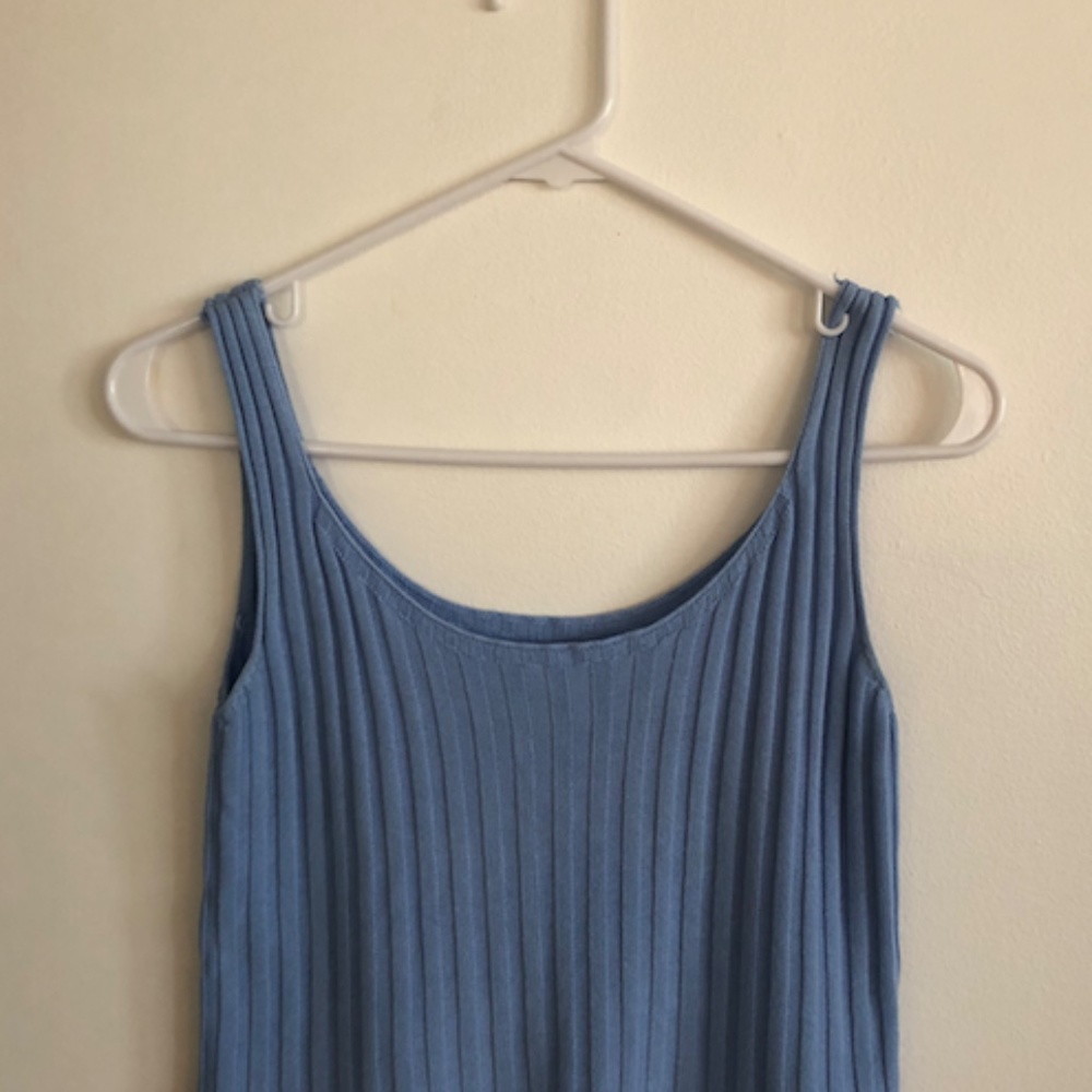 Blue Crop Top - Picture 2 of 4